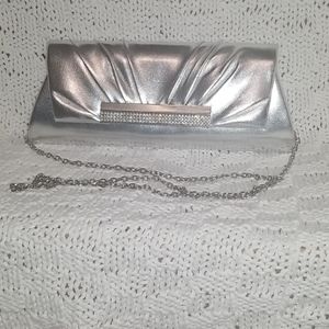 Silver Party Clutch